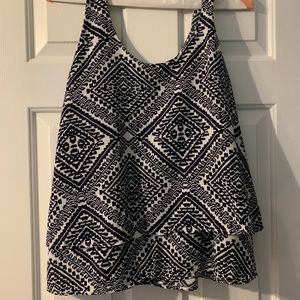 Love Lucy Love layered sleeveless blouse